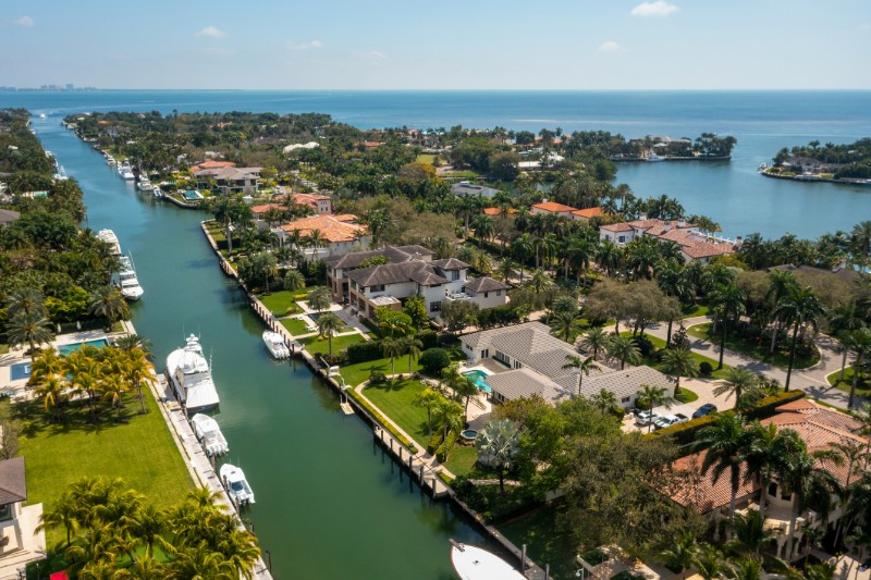 Coral Gables Aerial View