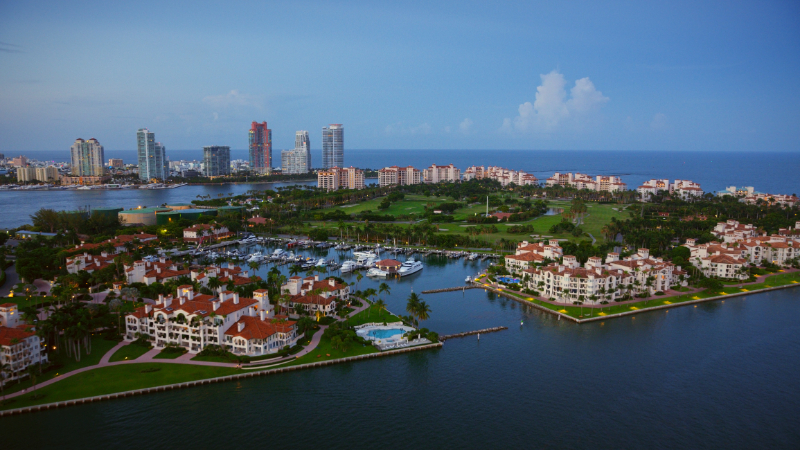 View of Fisher Island