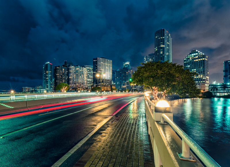 brickell miami at night