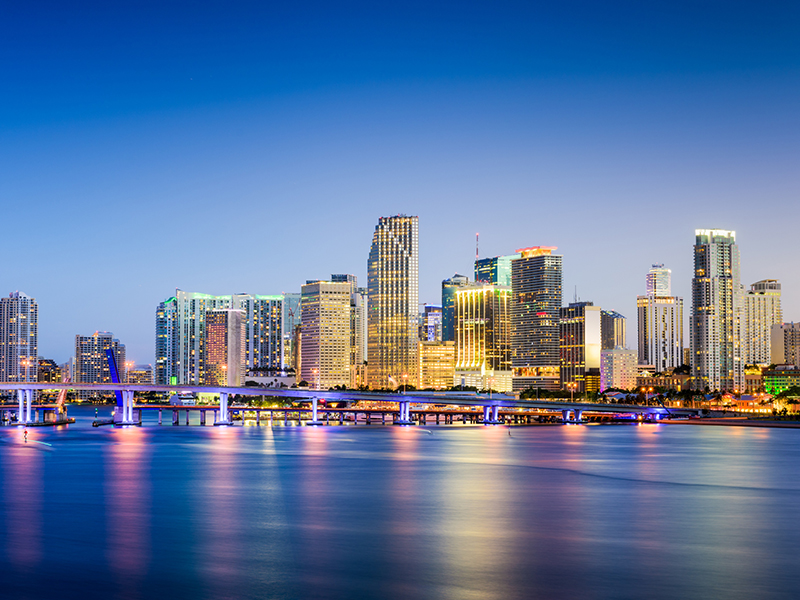 miami florida skyline