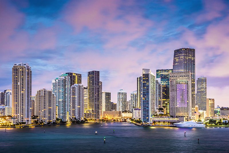 ocean skyline view