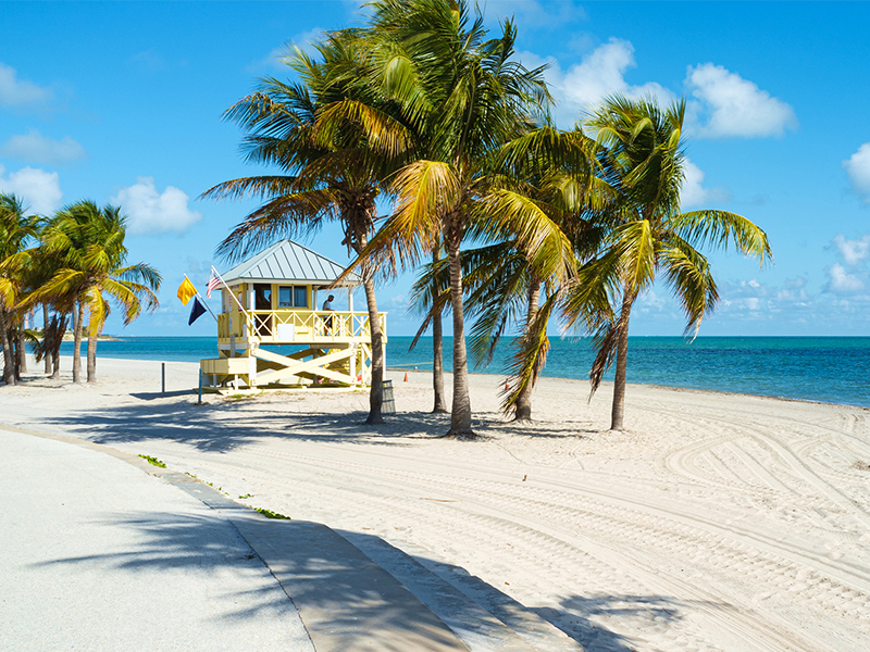 lifeguard hut in a beach